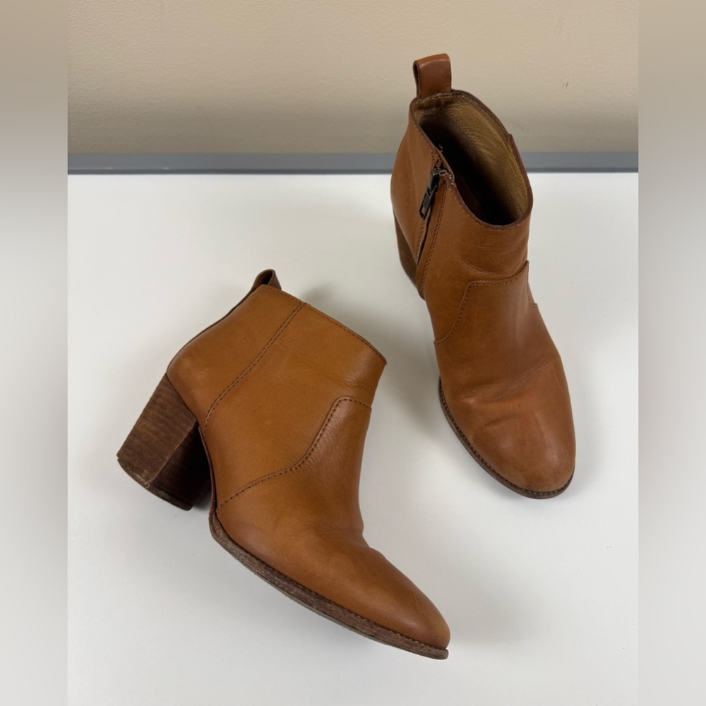 Madewell Brenner Genuine Leather Booties - Picture 1 of 7